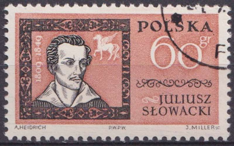 Pologne 1962 Y&T 1173 oblitéré - Julius Slowacki 