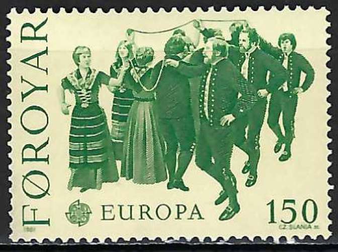 Féroé (Îles) - 1981 - Y & T n° 57 - Europa - MH