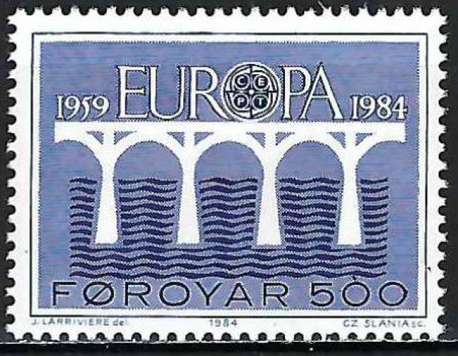 Féroé (Îles) - 1984 - Y & T n° 92 - Europa - MH