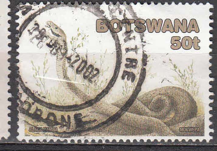 Botswana 2002  Y&T  878  oblitéré  serpent