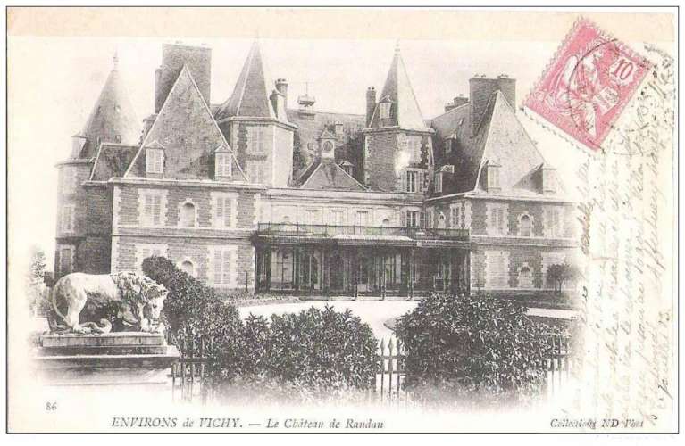 Environs de Vichy - Le Chateau de Randan 