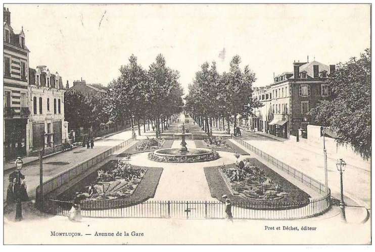 03 - MONTLUCON - L' AVENUE DE LA GARE