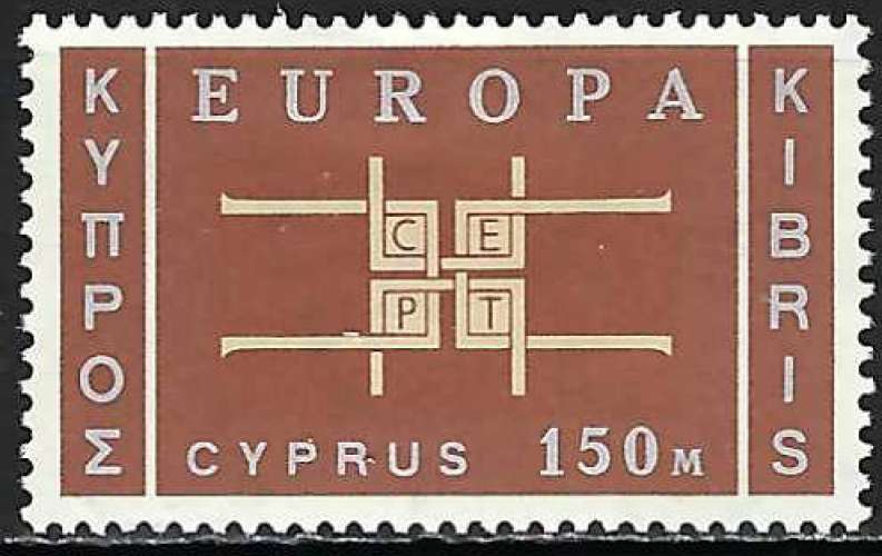 Chypre - 1963 - Y & T n° 219 - Europa - MH