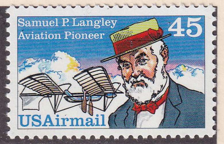 ETATS UNIS - 1988 - Samuel P Langley  -  Yvert PA 112 Neuf ** 