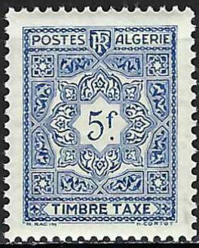 Algérie - 1947-55 - Y & T n° 41 Timbres-taxe - MNH