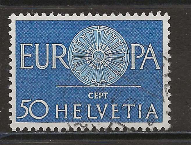 SUISSE ANNEE 1960 Y.T N°662 OBLI EUROPA 