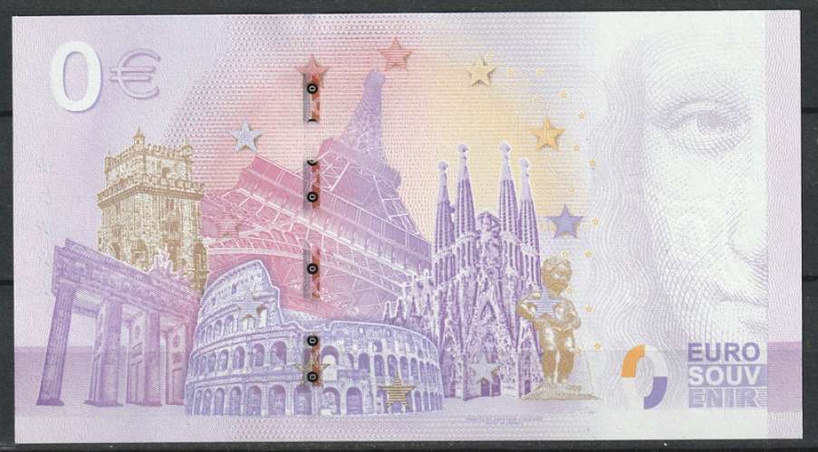 Billet 0 EURO Souvenir France 2024 - Paris Philex 2024