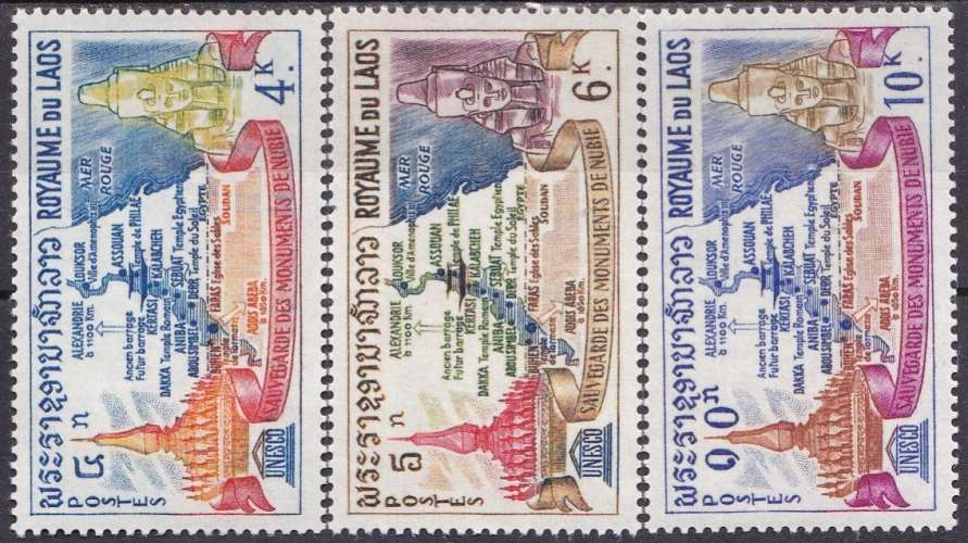 LAOS N° 94/6 de 1964 en série complète neuve**