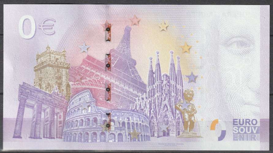 Billet 0 EURO Souvenir France 2023 - Opéra Garnier, Paris