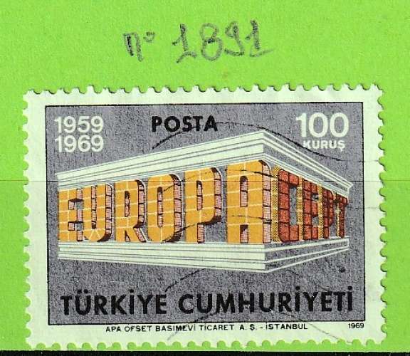 TURQUIE YT N°1891 OBLIT