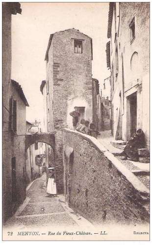 06 - MENTON - RUE DU VIEUX CHATEAU