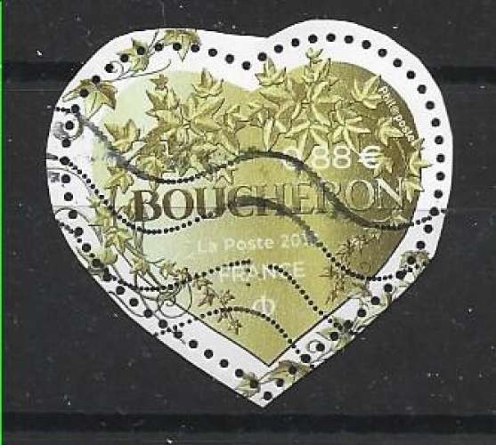 2019 FRANCE 5292-93 oblitérés, coeur Boucheron