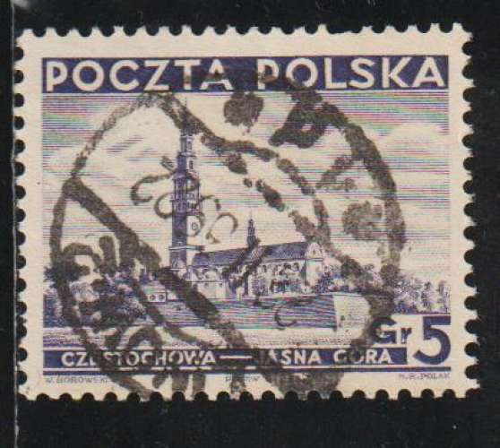 POLOGNE 1937 -  Y&T N° 391