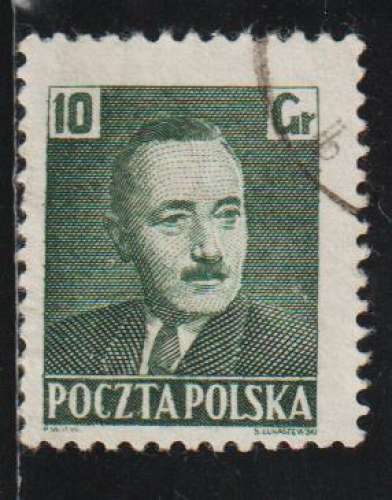 POLOGNE 1951 -  Y&T N° 590