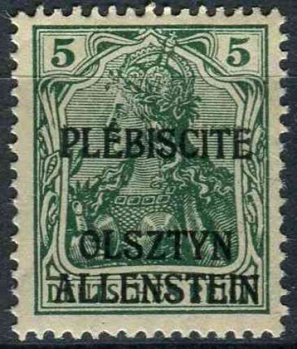 ALLENSTEIN OLSZTYN 1920 NEUF** MNH N° 1