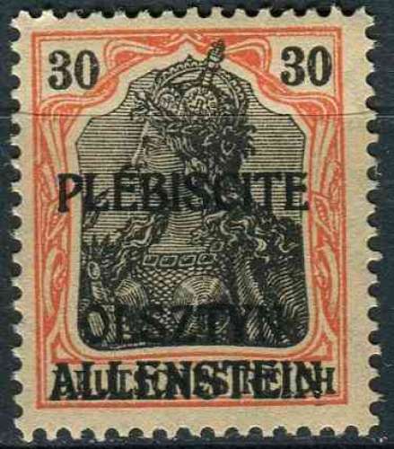 ALLENSTEIN OLSZTYN 1920 NEUF** MNH N° 6