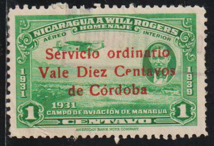 NICARAGUA 1941 -  Y&T N° 704