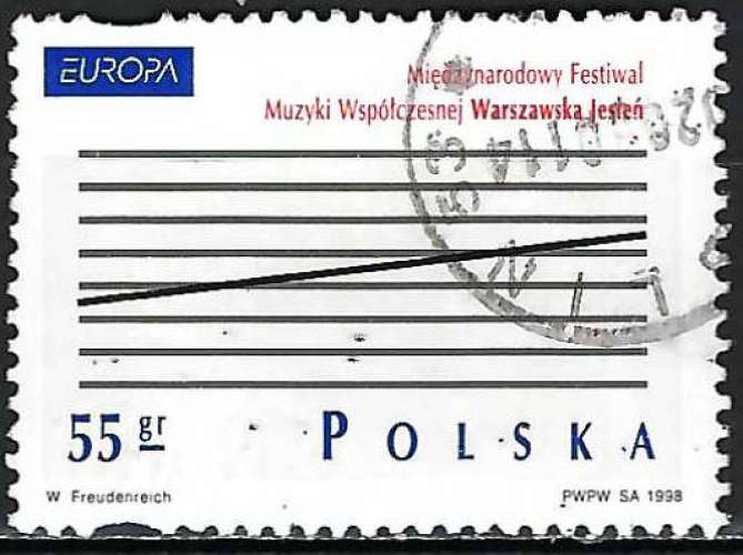 Pologne - 1998 - Y & T n° 3497 - Europa - O.