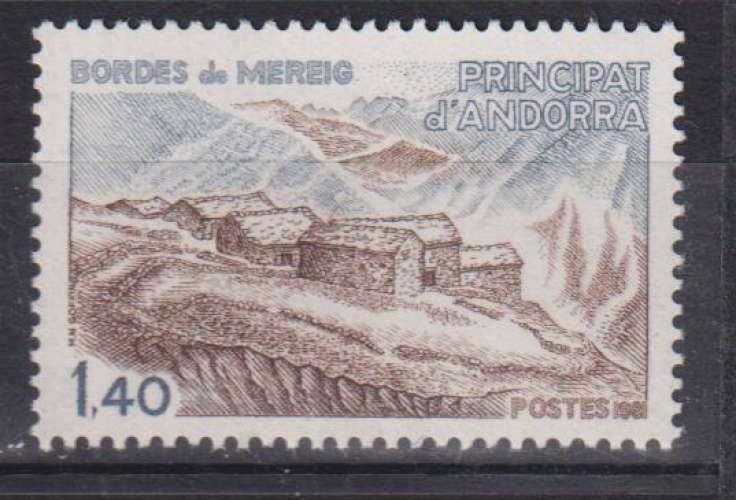 ANDORRE FR 1981 Y T N ° 291 neuf**