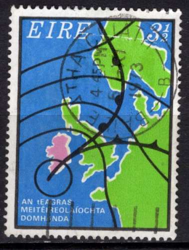 IRLANDE 1973 ORGANISATION METEOROLOGIQUE MONDIALE OBLITERE   