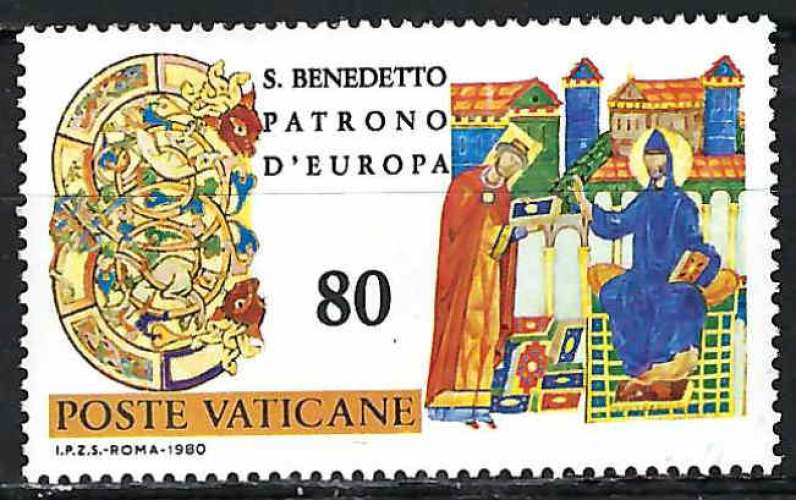 Vatican - 1980 - Y & T n° 689 - Europa - MH