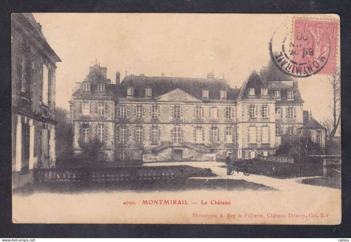 CPA - 72 - MONTMIRAIL - LE CHATEAU - 1906