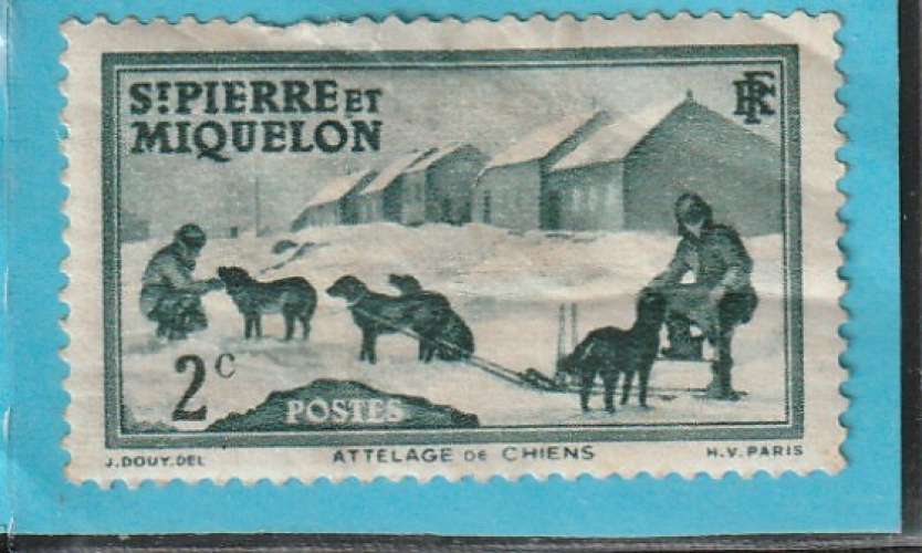 SAINT-PIERRE et MIQUELON   1938  N° YT 167  Neuf  *