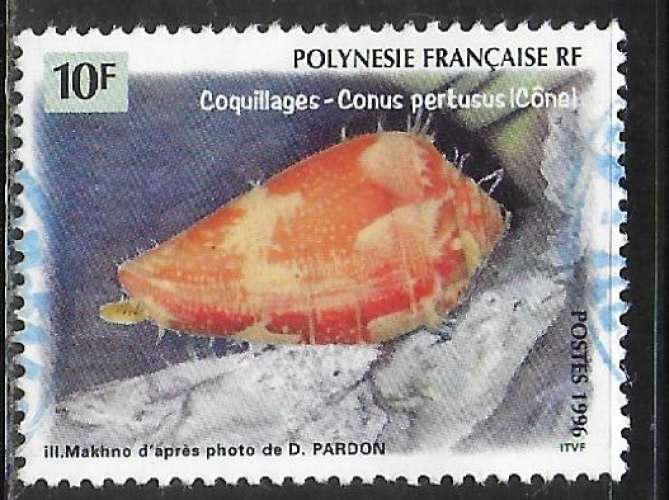 Polynésie  Y&T n° 503 - Oblitéré / Used - 1996