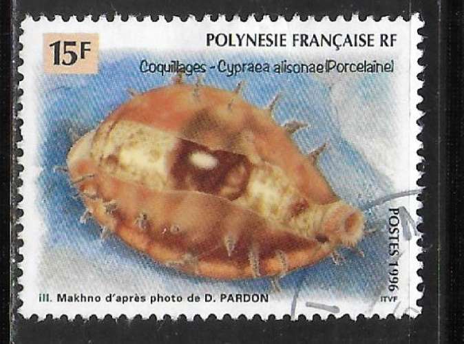 Polynésie  Y&T n° 504 - Oblitéré / Used - 1996