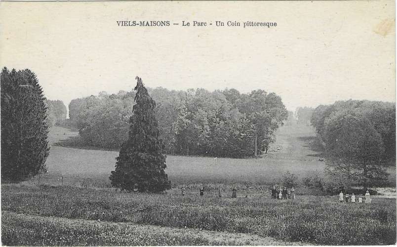 CPA - AISNE - VIELS-MAISONS, Le Parc - Un Coin Pittoresque