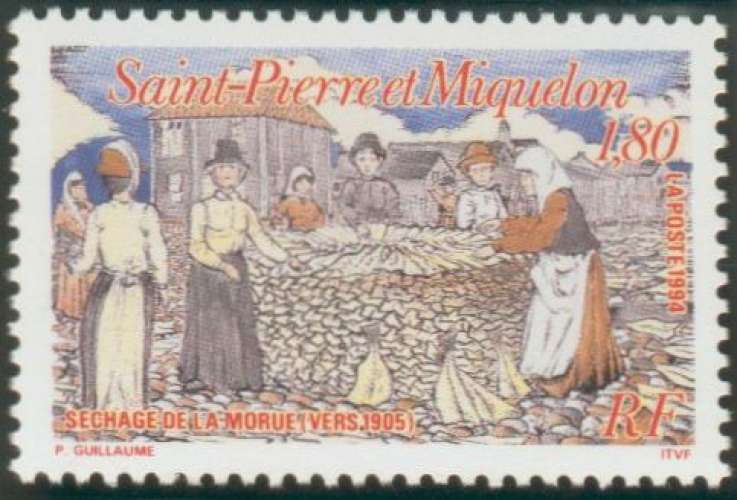 SAINT-PIERRE et MIQUELON  1992  N° YT 596 Neuf **