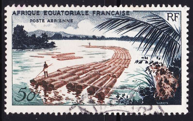 Afrique Equatoriale Française - Poste aérienne - Y&T N° 58