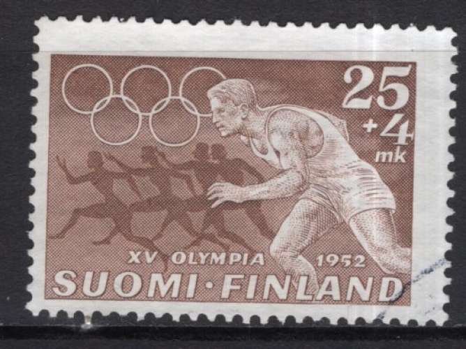 FINLANDE 1952 JEUX OLYMPIQUES D'HELSINKI OBLITERE 