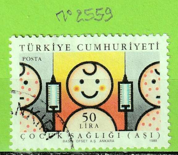 TURQUIE YT N°2559 OBLIT