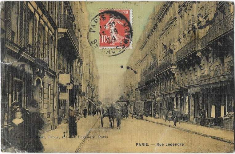 PARIS: rue Legendre - édit Gaillard