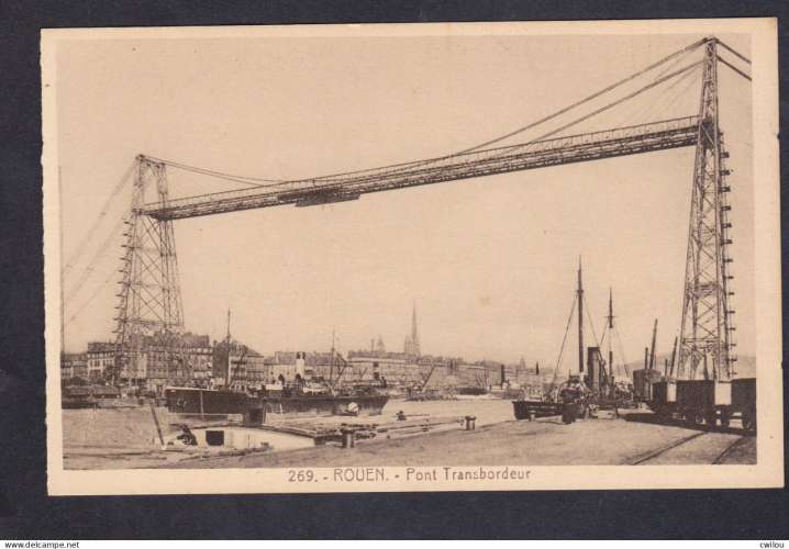 CPA - 76 - ROUEN - PONT TRANSBORDEUR