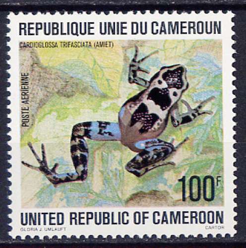 Timbre PA neuf ** n° 281(Yvert) Cameroun 1978 - Grenouille