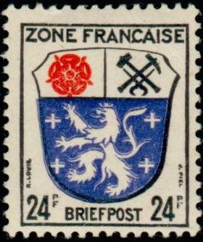 ALLEMAGNE Occupation Française 1945  N° YT  9 Neuf **