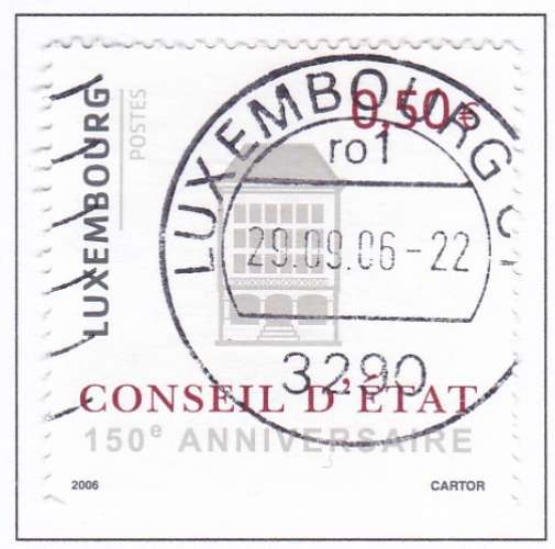 LUXEMBOURG N° 1667 de 2006 oblitéré 