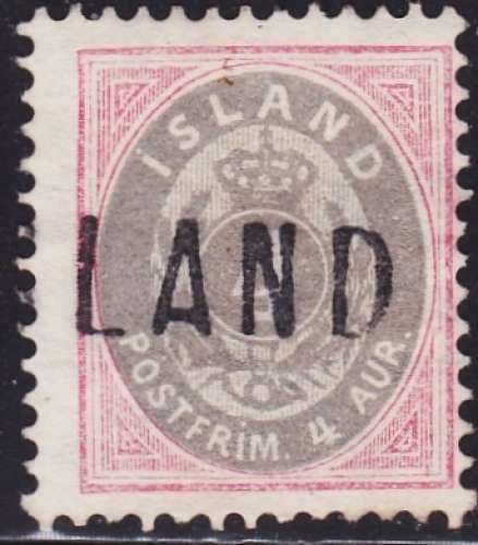 Islande - Année 1900 - Y&T N° 21