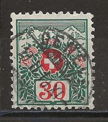 SUISSE ANNEE 1910  TAXE Y.T N°49 OBLI  