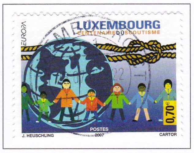 LUXEMBOURG N° 1700/1 de 2007 oblitérés (2 scans)