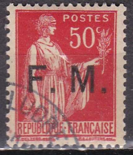 FRANCE FM n° 7 de 1933 oblitéré 