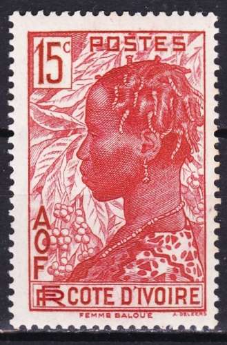 Côte d'Ivoire - Année 1936 - Y&T N° 114*