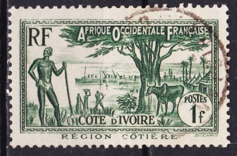 Côte d'Ivoire - Année 1936 - Y&T N° 124