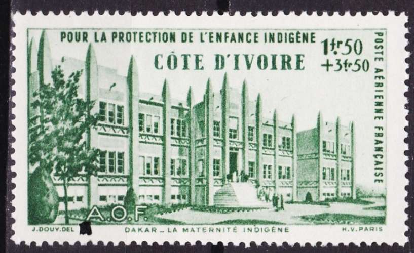 Côte d'Ivoire - Poste aérienne - Y&T N° 6**