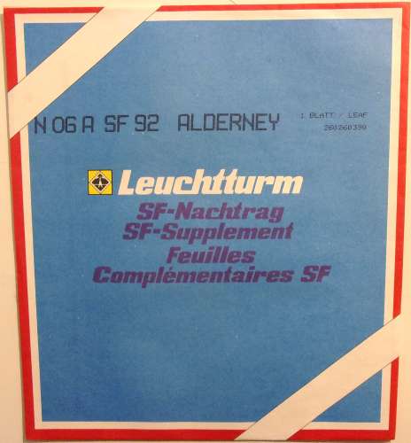 Leuchtturm - JEU ALDERNEY/AURIGNY 1992 SF (Avec Pochettes)