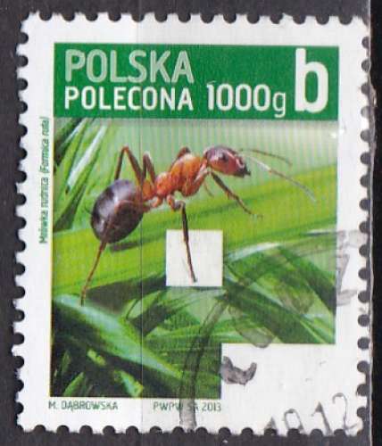 POLOGNE N° 4333 de 2013 avec oblitération postale