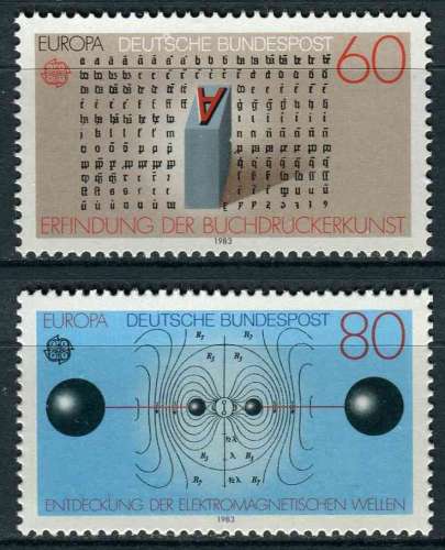 ALLEMAGNE RFA 1983 NEUF** MNH N° 1007 1008 europa