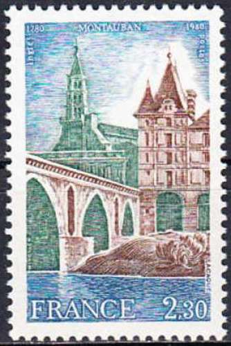 FRANCE - 1980 - Montauban - Yvert  2083 Neuf ** 